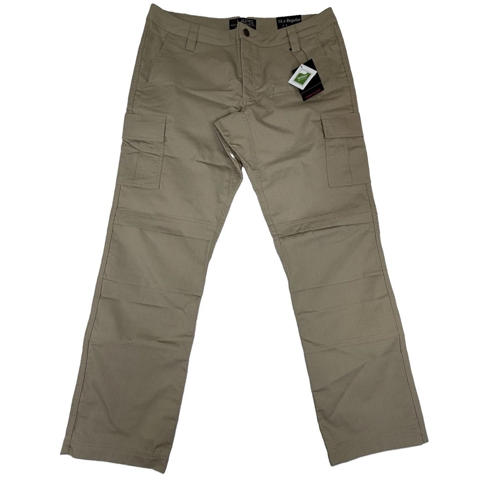 NWT LAPG Stretch Ops Women's Tactical Pants Sz 16 Reg Khaki Utility Ripstop NEW